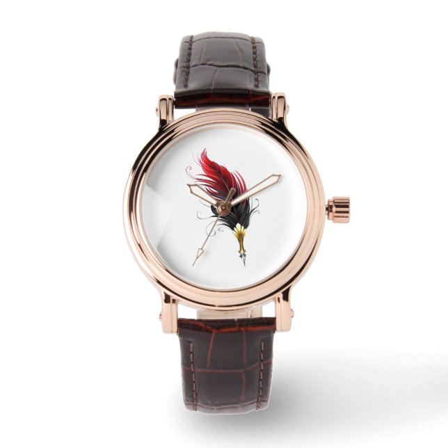 Federnstift mit Goldnippe Armbanduhr (Vorderseite)