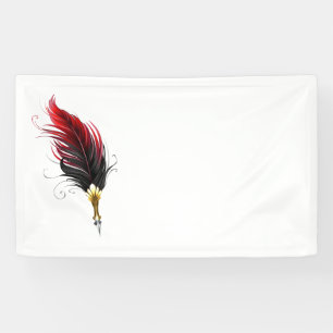Federnstift mit Goldnippe Banner