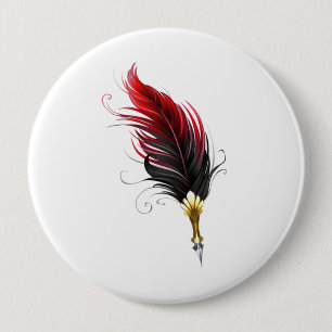 Federnstift mit Goldnippe Button