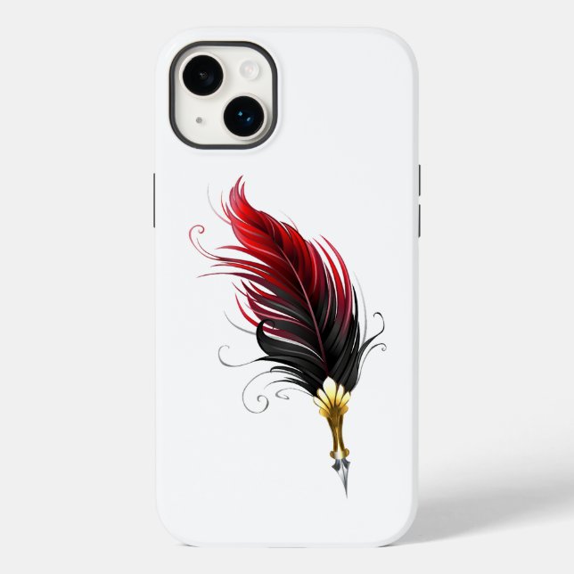Federnstift mit Goldnippe Case-Mate iPhone Hülle (Rückseite)