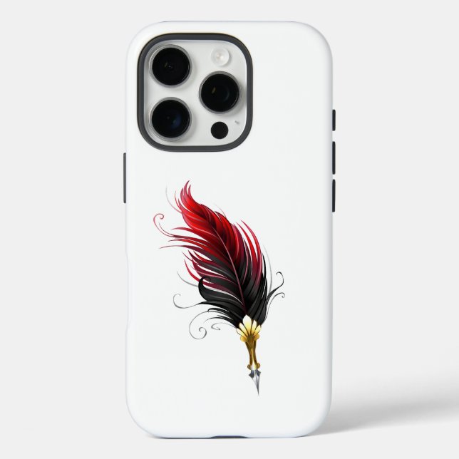 Federnstift mit Goldnippe Case-Mate iPhone Hülle (Rückseite)