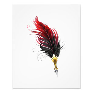 Federnstift mit Goldnippe Fotodruck