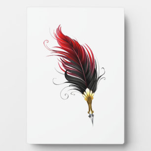 Federnstift mit Goldnippe Fotoplatte