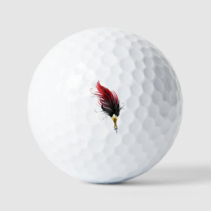 Federnstift mit Goldnippe Golfball