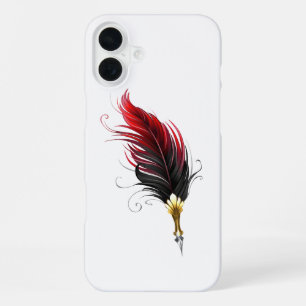 Federnstift mit Goldnippe iPhone 16 Plus Hülle