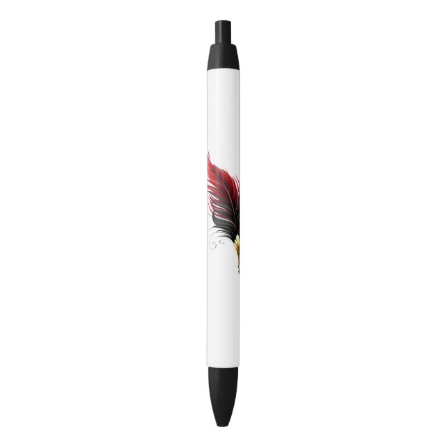 Federnstift mit Goldnippe Kugelschreiber (Vorderseite Vertikal)