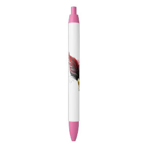Federnstift mit Goldnippe Kugelschreiber