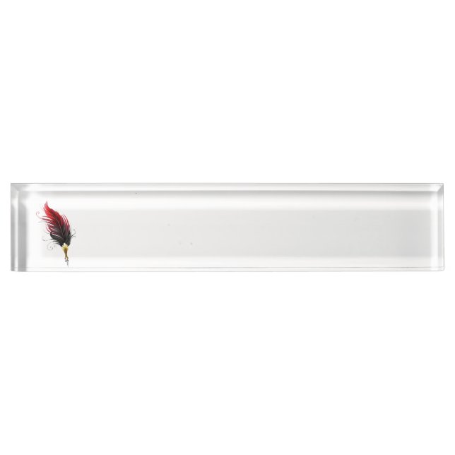 Federnstift mit Goldnippe Namensplakette (Vorderseite)