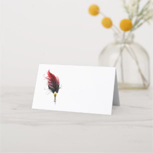 Federnstift mit Goldnippe Platzkarte