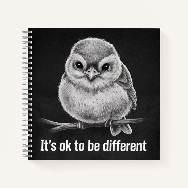 Federvogel Notizbuch (Vorderseite)