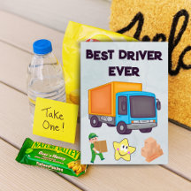 FedEx UPS Amazon Driver Card With Editable Text