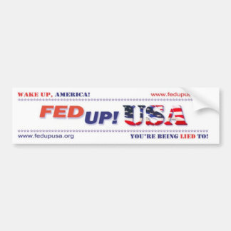 FedUpUSA Autoaufkleber