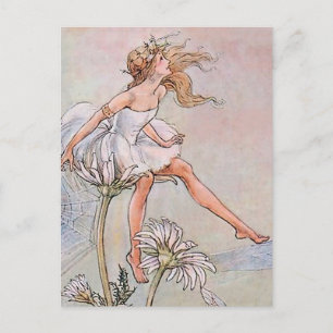 Fee auf einer Blume von Florence Anderson Postkarte