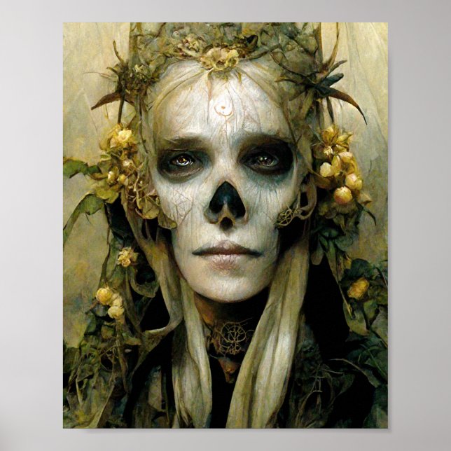 Fee des Todes 4 Dark Fantasy Art Poster (Vorne)