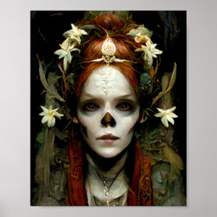 Fee des Todes 5 Dark Fantasy Art Poster