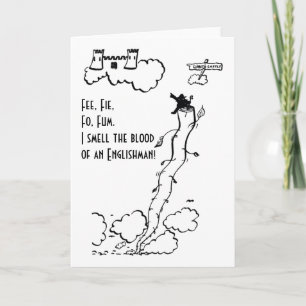 Fee, Fie, Fo, Fum! Feiertagskarte