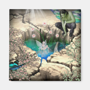 Fee im Elfenteich Magnet