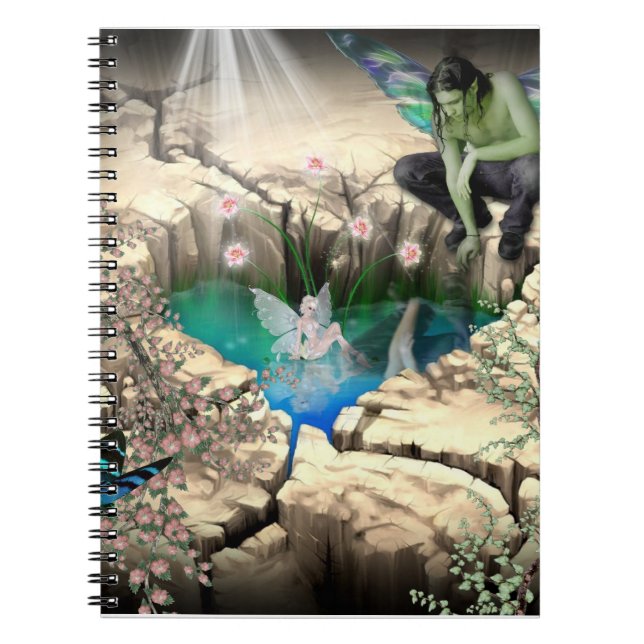 Fee im Elfenteich Notizblock (Vorderseite)