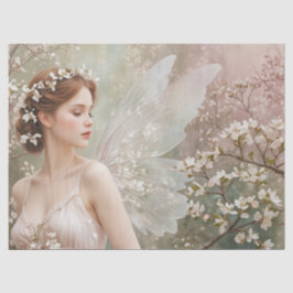 Fee im Frühling Seidenpapier