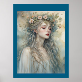 "Fee im Sonnenaufgang" Poster