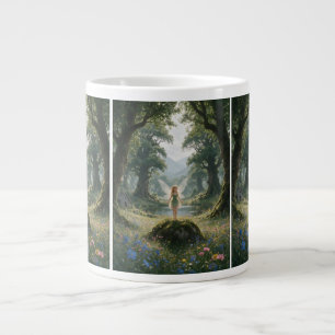 Fee im verzauberten Wald Jumbo-Tasse