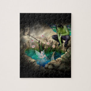 Fee in Elven Pond Vignette Puzzle