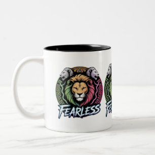 Fee Less Lion King :** Zweifarbige Tasse
