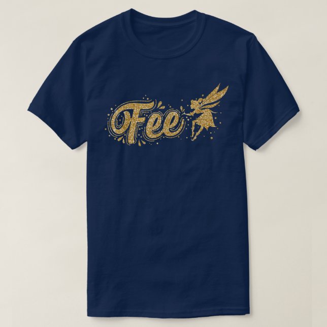 Fee mit Engelsflügeln T-Shirt (Design vorne)