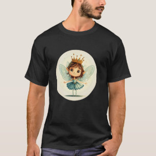Fee mit Krone und frechem Lächeln Kostüm T-Shirt