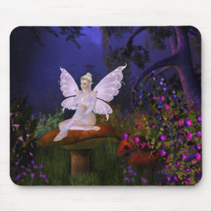 Fee on a Mushroom Design 3 - Fantasy Mousepad