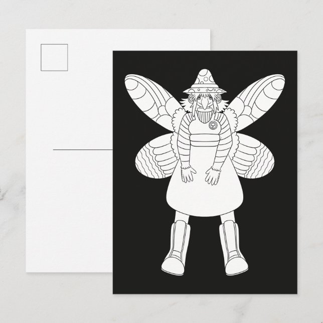 Fee Postkarte (Vorne/Hinten)