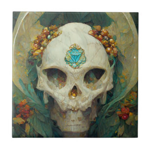 Fee Skull Fantasy Fliese