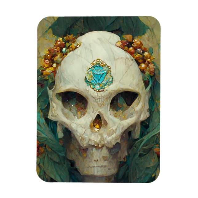 Fee Skull Fantasy Magnet (Vertikal)