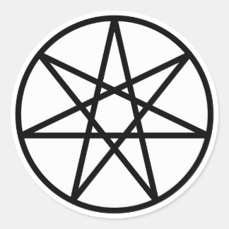 Fee Star Runder Aufkleber