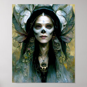 Fee von Death Dark Fantasy Art Poster