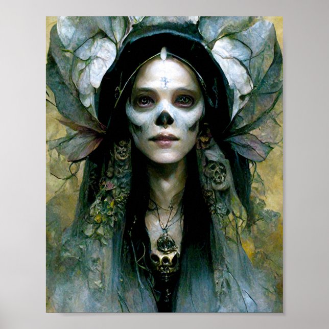 Fee von Death Dark Fantasy Art Poster (Vorne)