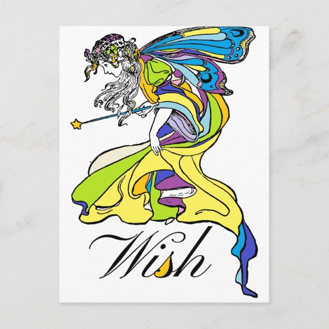 Fee Wish Postkarte (Vorderseite)