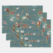 Fee Wrapping Paper Flat Sheet Set 3