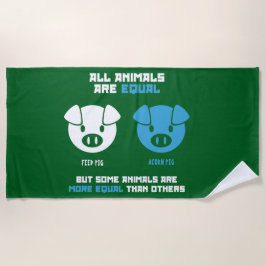 Feed Pig, Acorn Strandtuch