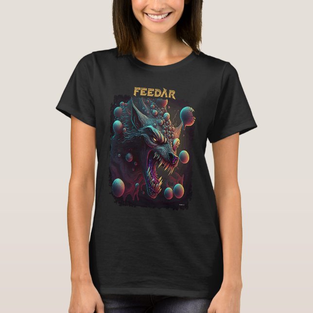 Feedar the Werewolf Leader  Gothic Horror T-Shirt (Vorderseite)