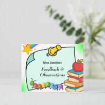 Feedback-Kommentar des Lehrers an den Schüler