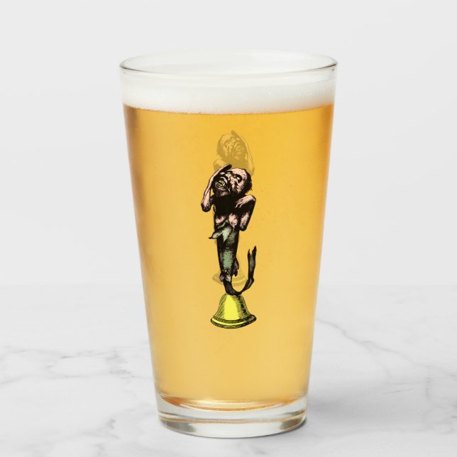 Feejee Mermaid Pint Glass Glas (Vorne (Gefüllt))