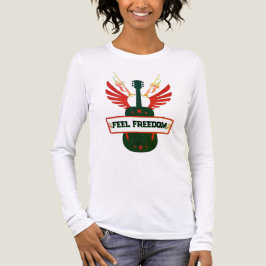 Feel Freedom Long Sleeve T-Shirt | Freefit Women's Tri-Blend Shirt