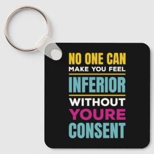 Feel inferior Eleanor Roosevelt Women's Rights Key Schlüsselanhänger