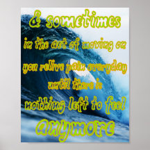 feel it but don let it consume you