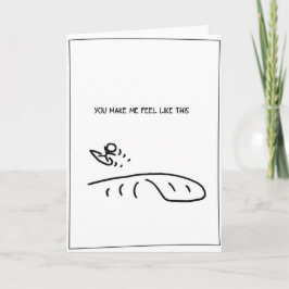 "Feel like this" - Valentinerkarte surfen Feiertagskarte