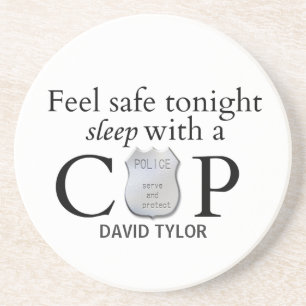 Feel safe tonight! sandstein untersetzer