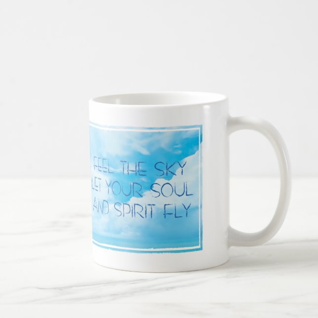 Feel the sky mug tasse (Rechts)