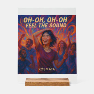 Feel the Sound - Acrylic Sign Acrylschild