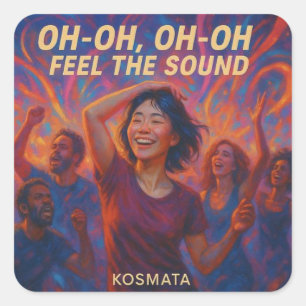 Feel the Sound - Aufkleber